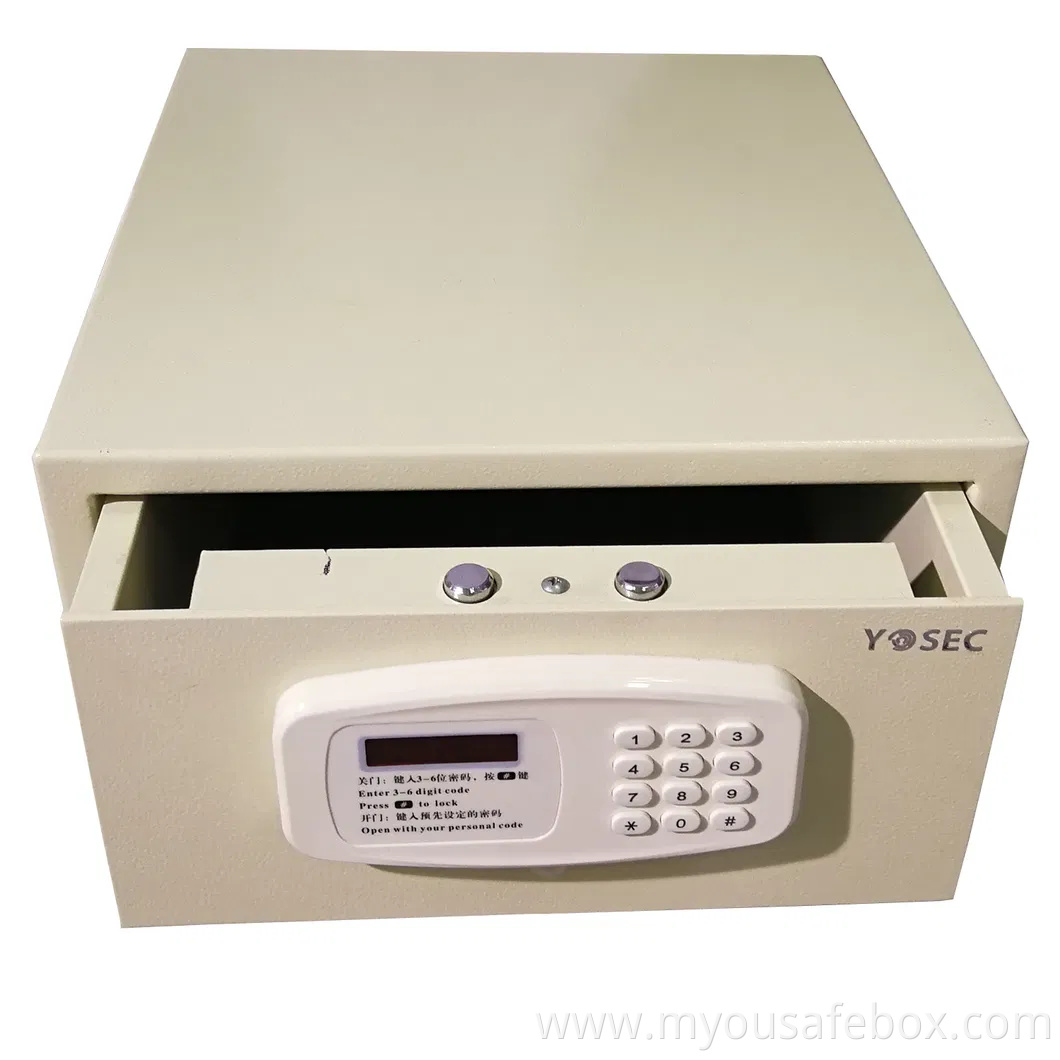 OEM/ODM Price Front Opening Hotel Drawer Safe Factory